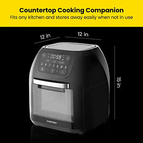 CHEFMAN Multifunctional Digital Air Fryer Rotisserie, Dehydrator, Convection Oven