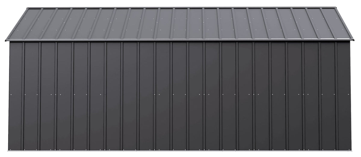 Arrow Classic 12x17-ft Charcoal Corrosion-Resistant Metal Shed