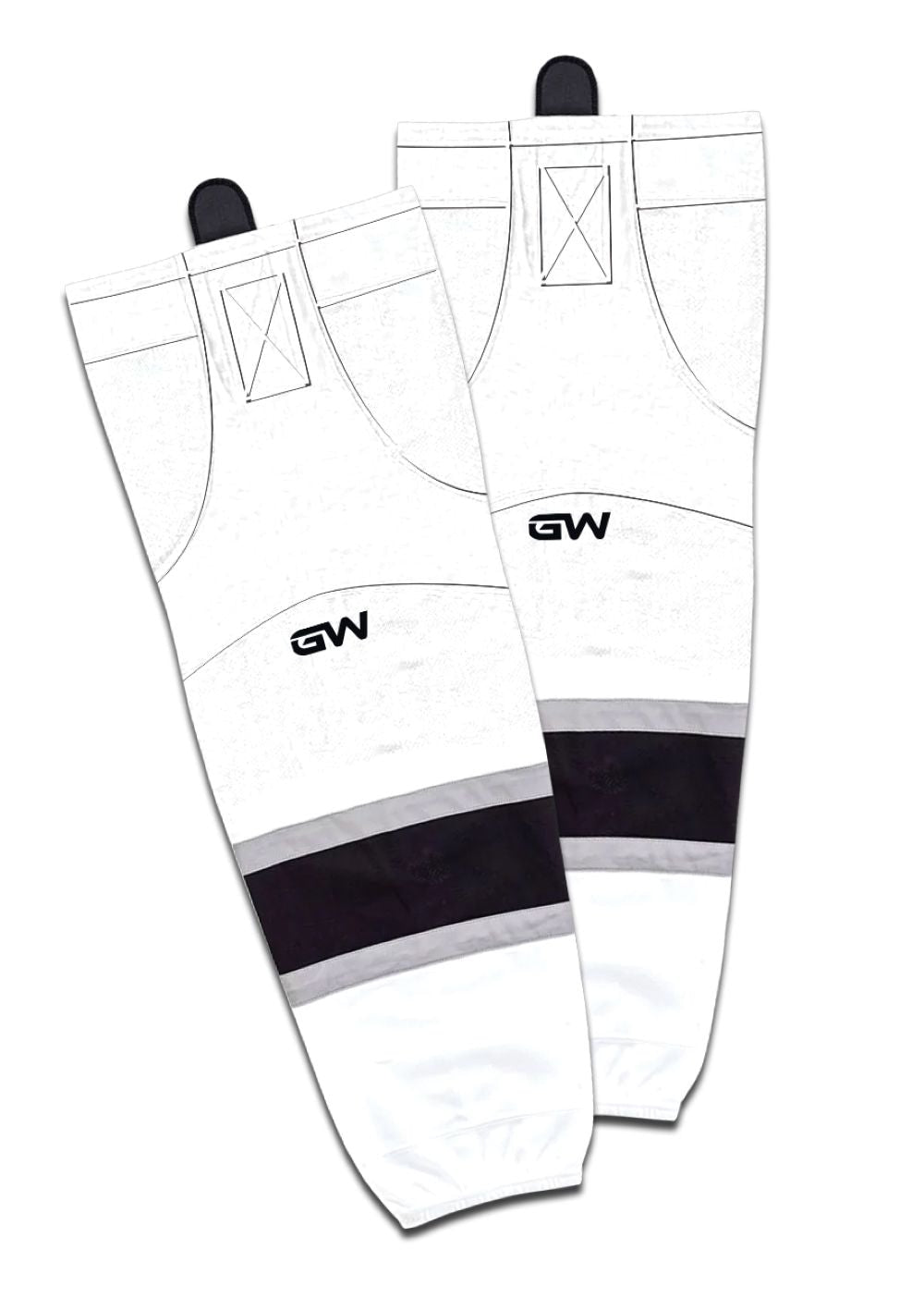 Gamewear 8500 Pro Team Performance Hockey Socks, Los Angeles Kings Away Colours, Assorted Sizes