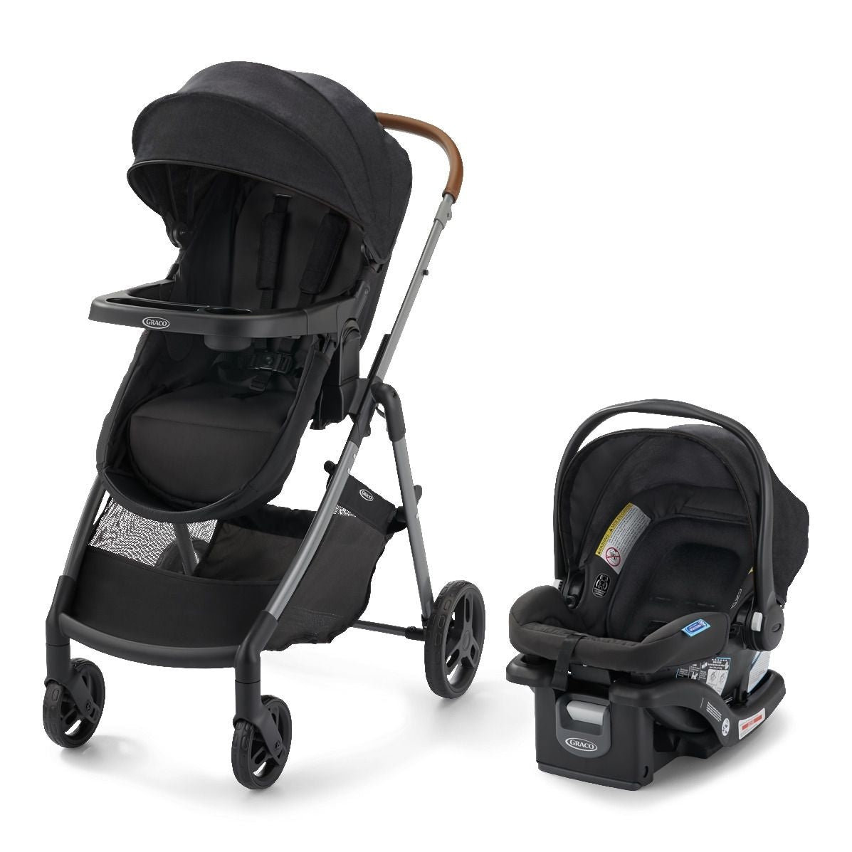 Graco Modes Trio Travel System with SnugRide 35 Lite LX Infant Car Seat, Riordan