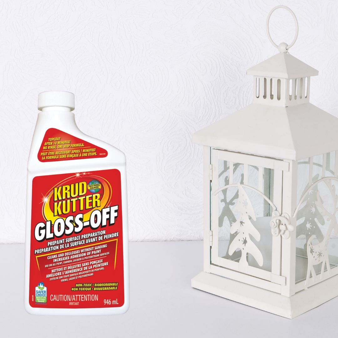Krud Kutter Gloss-Off Pre-Paint Surface Preparation, Cleaner & Deglosser Without Sanding, 946-mL
