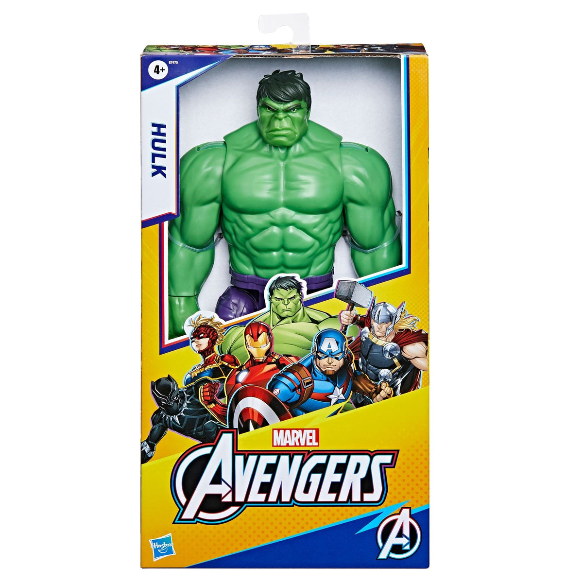 Marvel Avengers Titan Hero Series Blast Gear Deluxe Hulk Action Figure, 12-in Toy
