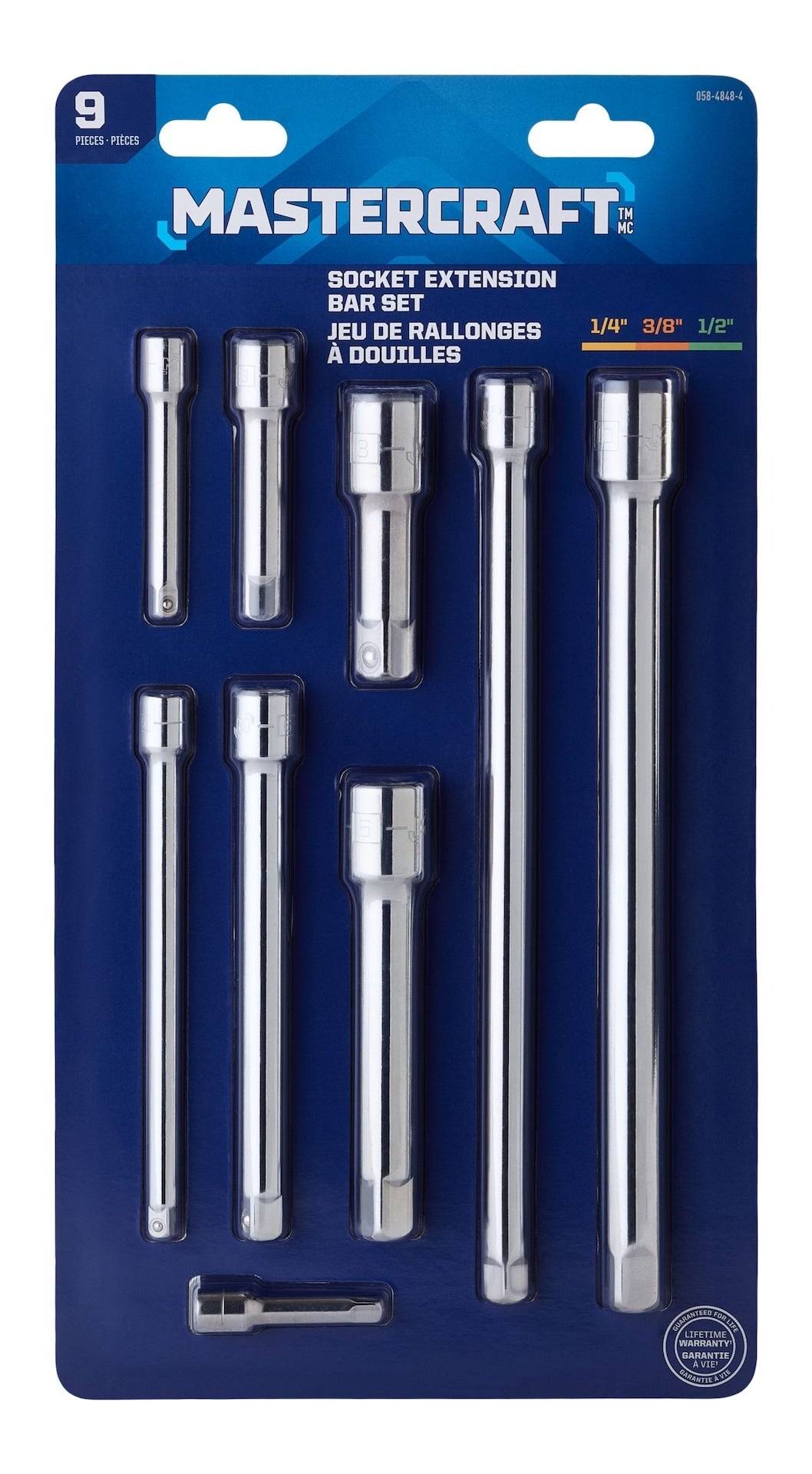 Mastercraft 9 Piece Extension Bar Set
