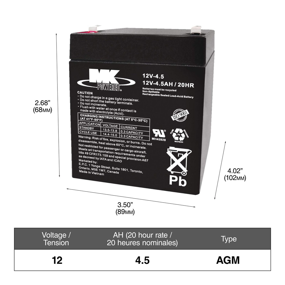 MOTOMASTER NAUTILUS EXTREME AGM Group Size 24 Battery