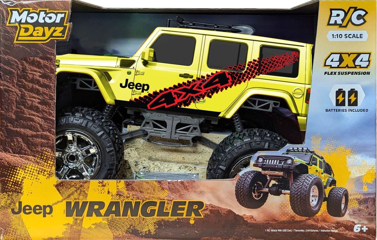 MotorDayz RC 4x4 4-Door Jeep SUV - 1:12 Scale