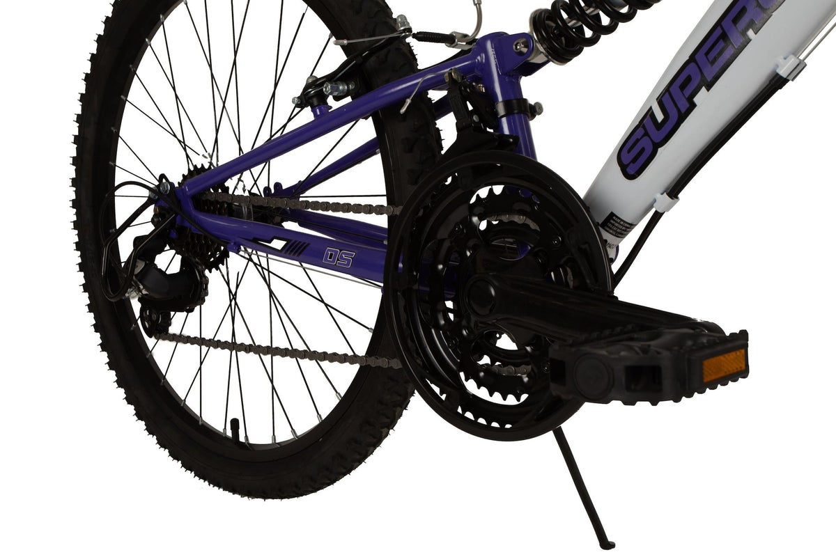 Supercycle Adrenaline Youth DS Mountain Bike 24-in, White