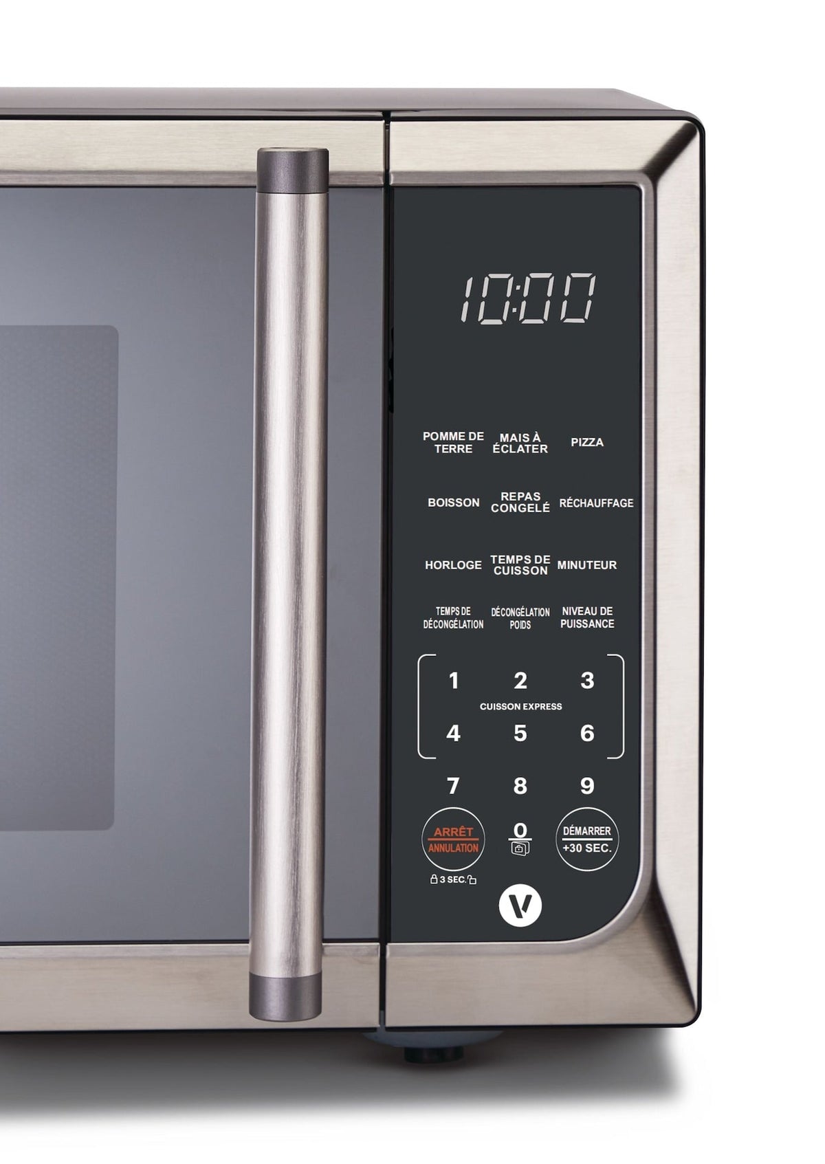 Vida Microwave, Stainless Steel, 0.9-cu-ft