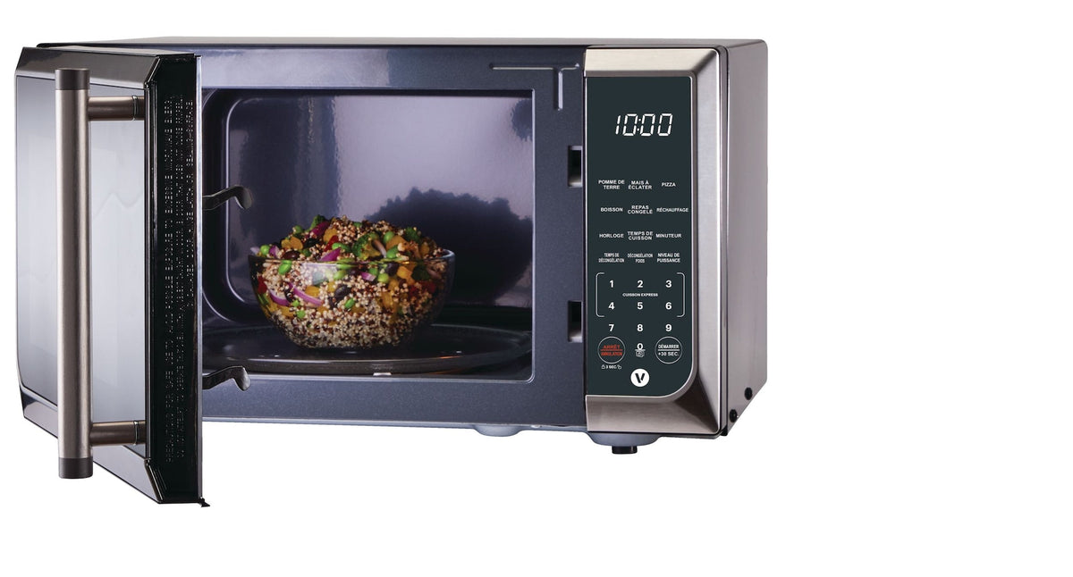 Vida Microwave, Stainless Steel, 0.9-cu-ft