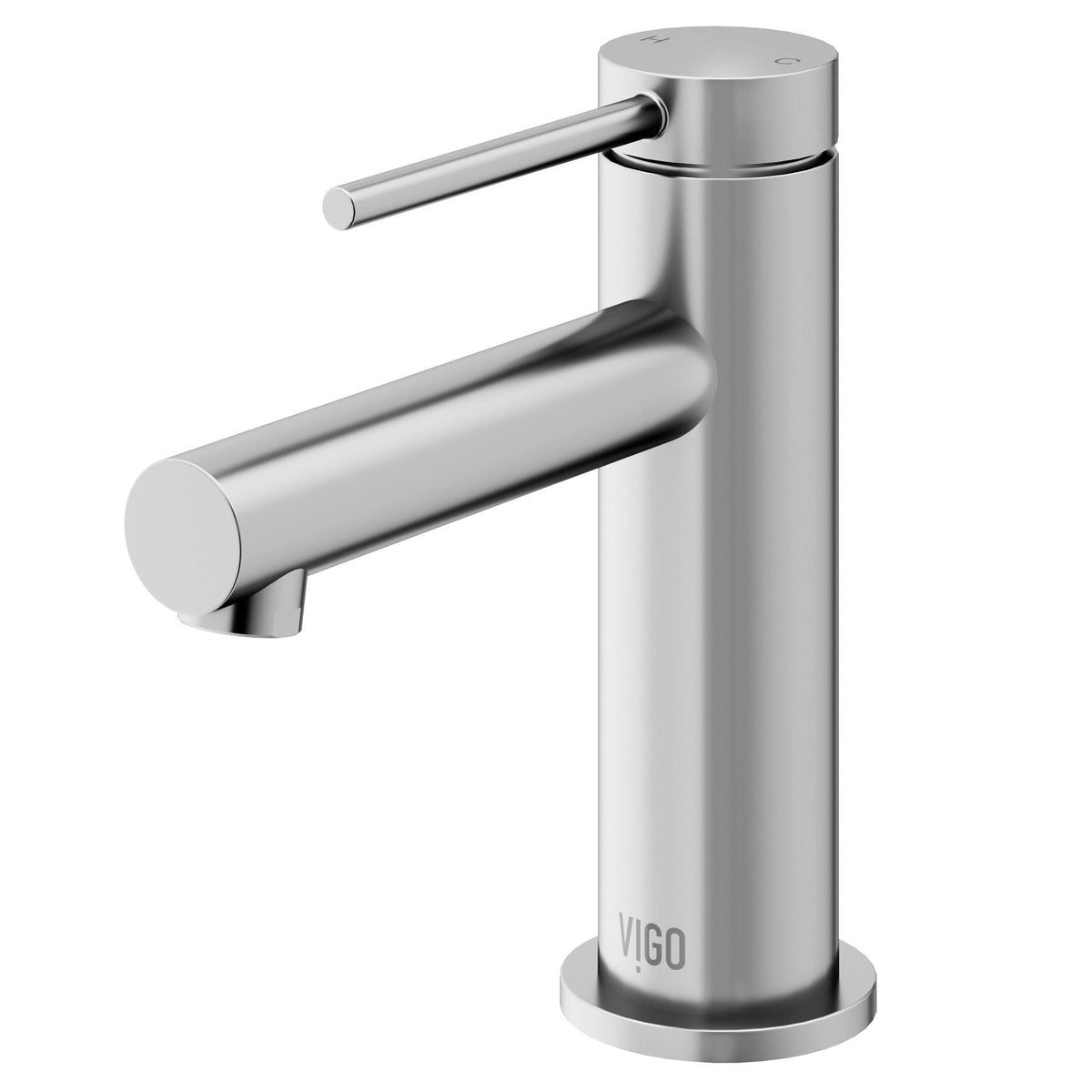 VIGO Jewel 6-in Single-Hole Bathroom Faucet, Various Finishes