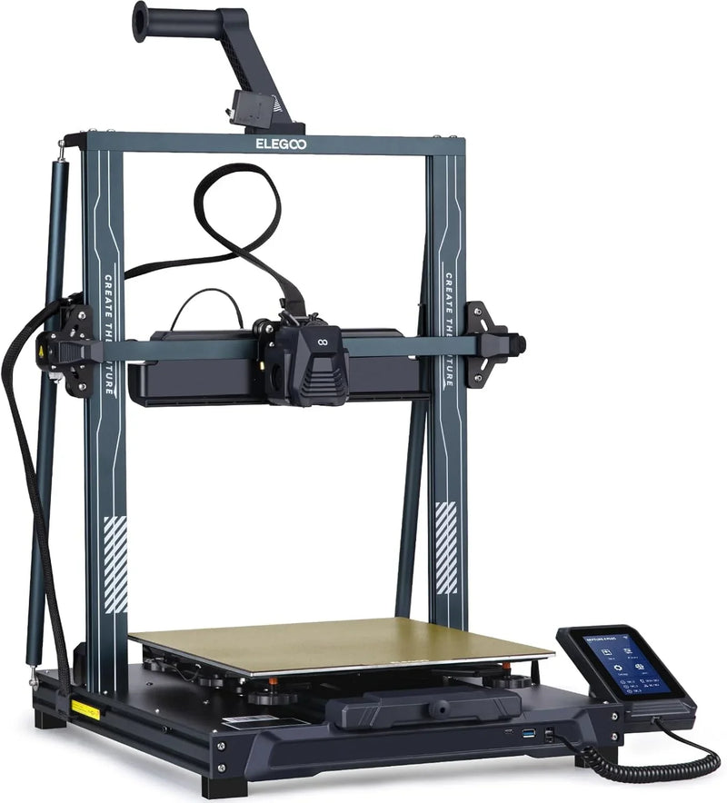 Printer with Auto Bed Leveling, Dual-Gear Direct Extruder, Dual Lead Screw Drive, Removable Capacitive Screen, 8.85x8.85x11in Large Printing Size D8