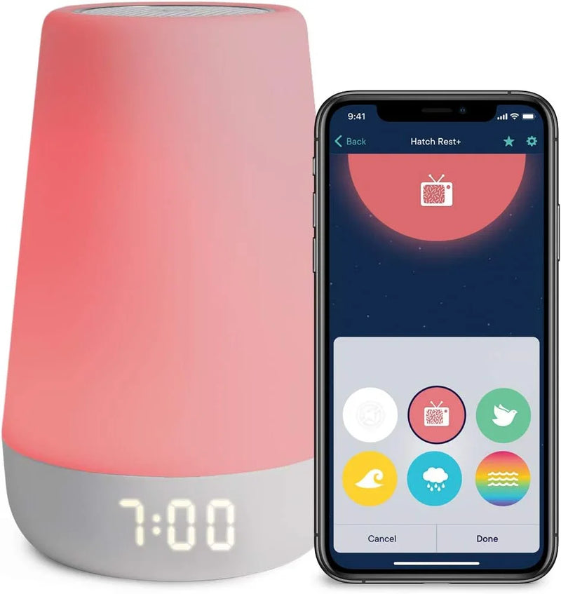 Night light, enhanced wake-up reminder audio monitor, white noise soothing device, infant sleep training device, children's alarm clock, night light Z6