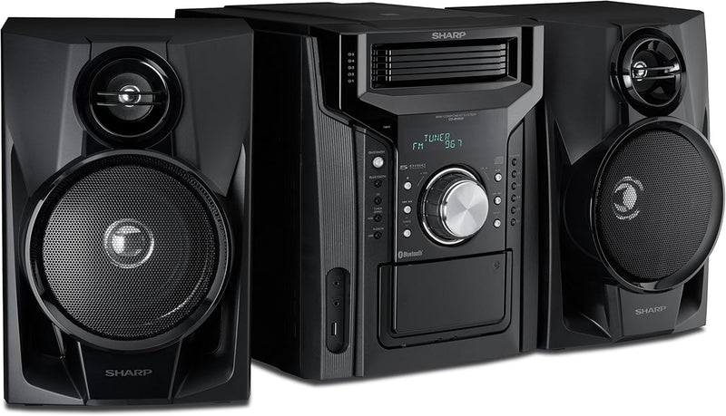 CD-BH950 240W 5-Disc Mini Shelf Speaker System with Cassette and Bluetooth T2