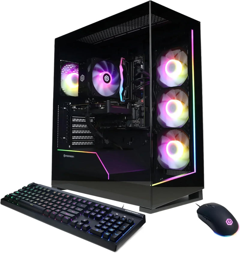 Gaming PC, Intel Core i5-13400F 2.5GHz, GeForce RTX 4060 8GB, 16GB DDR5, 1TB PCIe Gen4 SSD, WiFi Ready & Windows 11 Home (GXiVR8060A24) S4