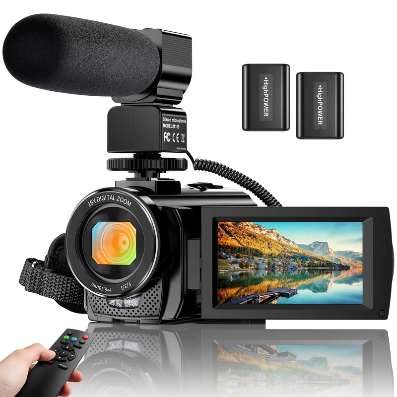 Video Camera Vlogging Camera Recorder FHD 1080P Y1