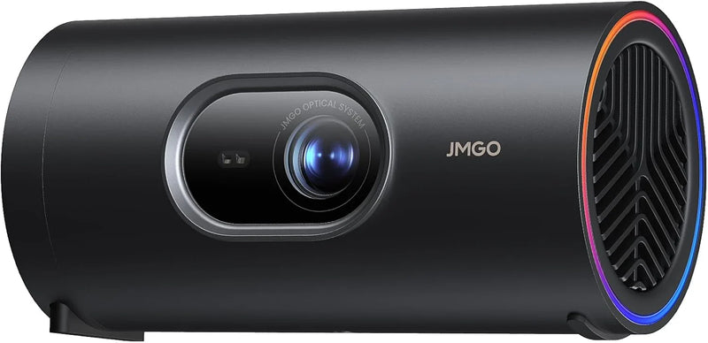 1080P intelligent portable projector, Google TV, 400 lumens, 8-watt Dolby Digital Sound, 3D activation function, HDR10 standard, mini projector with Wi-Fi and Bluetooth functions, suitable for home and outdoor use, equipped with optical filter. M2