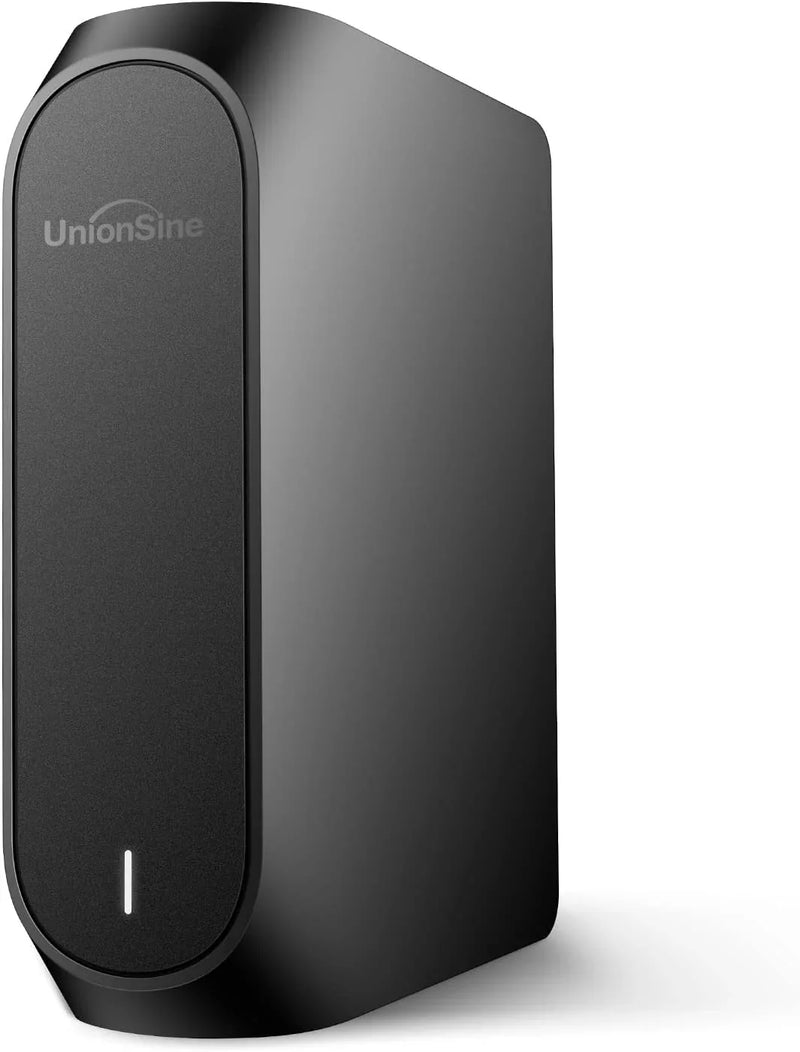 3.5-inch external hard drive, supporting USB 3.2 Gen2 Type-C interface, suitable for PCs, Macs, desktops, laptops, and televisions (black) D7