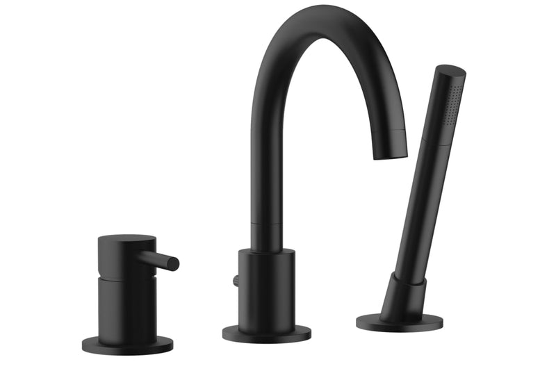 A&E Bath Piper Deck Mount Bathtub & Shower Faucet, Assorted Finishes N6