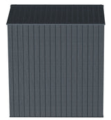 Arrow Elite Steel Storage Shed with Pent Roof, Anthracite, 6-ft x 6-ft