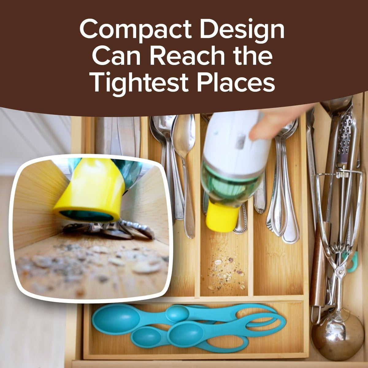 As Seen On TV Horsepower Duck Ultra-Compact Cordless Handheld Vacuum