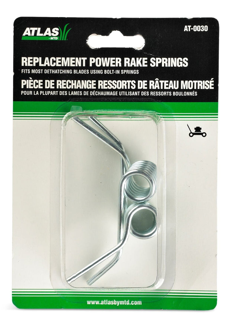 Atlas Dethatching Steel Spring, Snap-In, 2-pk; for Lawn Mower Dethatching Blades I9