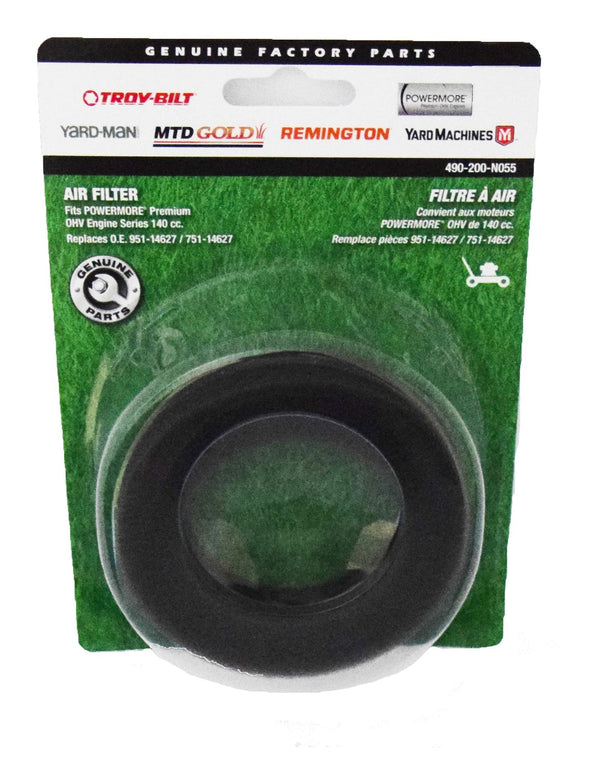 Atlas MTD Lawn Tractor Replacement Foam Air Filter for Powermore 140cc Engines L6