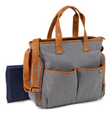 Baby Boom Fashion Tote Diaper Bag with Changing Pad, Assorted