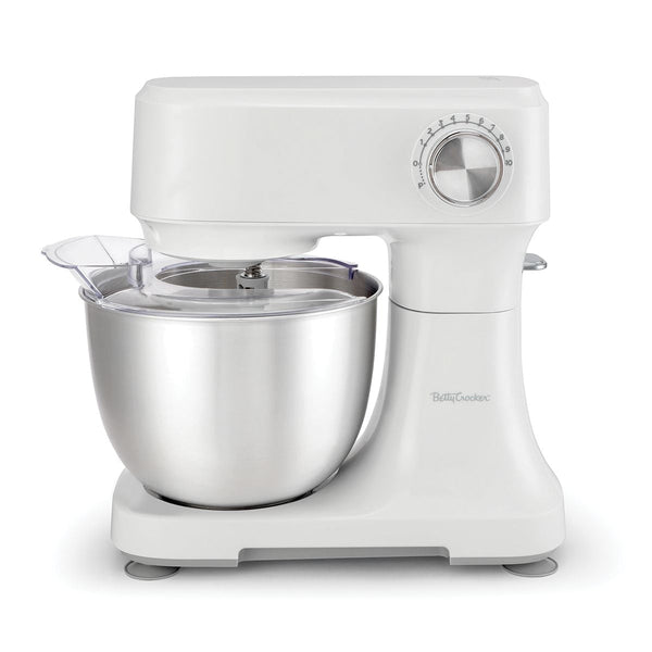 Betty Crocker 300W 10-Speed Stand Mixer, White G0