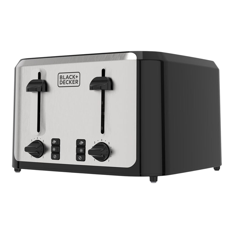 Black & Decker Extra Wide Slots Toaster with 7 Settings, 4-Slices Z4