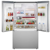 Bosch 300 Series 36 in. 26 cu.ft. Stainless Steel Standard Depth French Door Refrigerator With External Water and Ice Dispenser