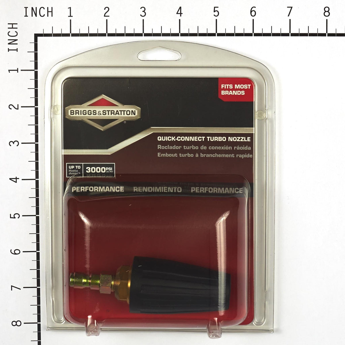 Briggs & Stratton 6195 Quick-Connect Turbo Spray Nozzle for Pressure Washers up to 3000 PSI