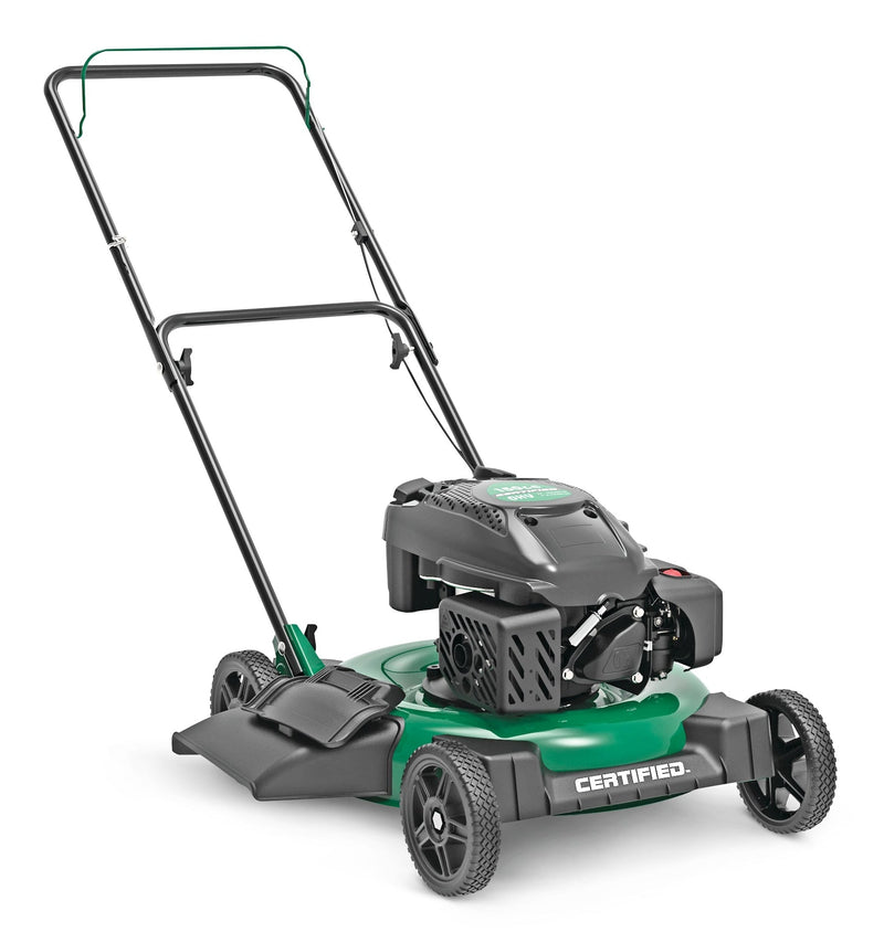Certified 150cc 2-in-1 Gas Engine Walk Behind Push Lawn Mower with Side Discharge, 21-in Y2