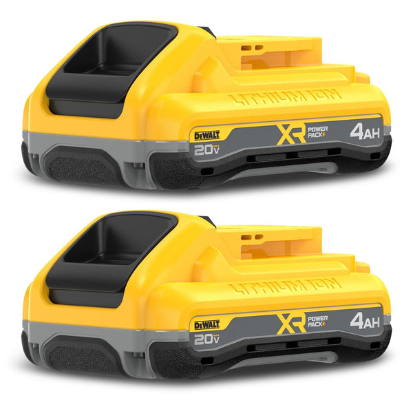 DEWALT 20V MAX XR 4Ah Powerpack Battery with LED Indicator, 2-pk E5
