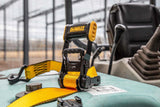 DEWALT 3,300-lb Ratchet Tie-Down Straps, Weatherproof, 1.5-in x 16-ft, 4-pk
