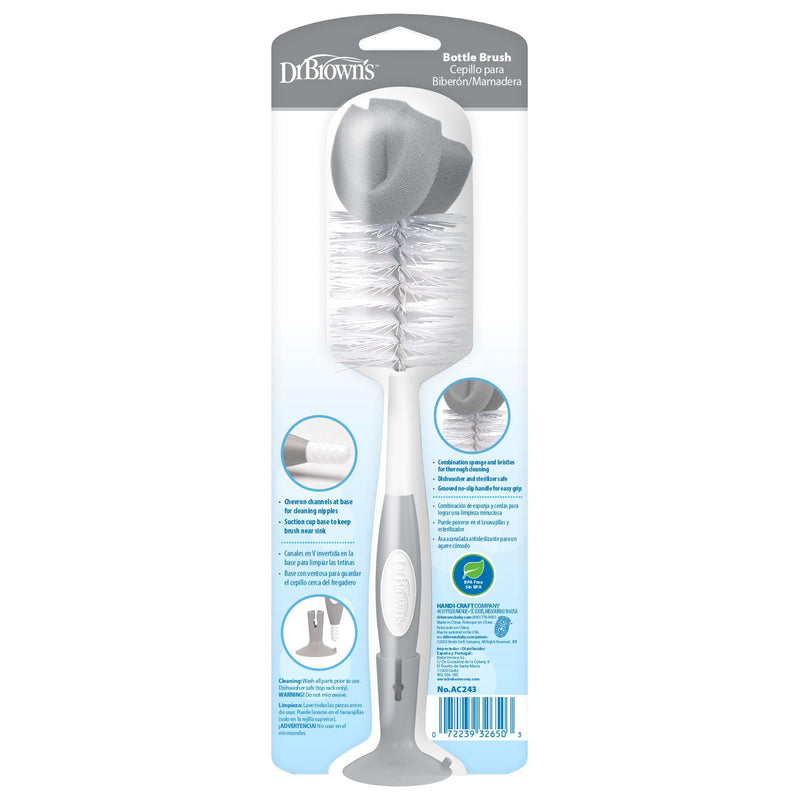 Dr. Brown's Soft Touch Bottle Brush, Grey I6