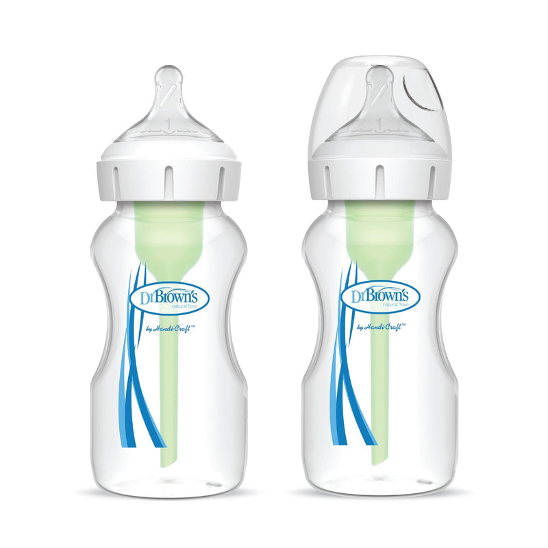 Dr. B's + Wide Neck Bottles, 9-oz, 2-pk X9