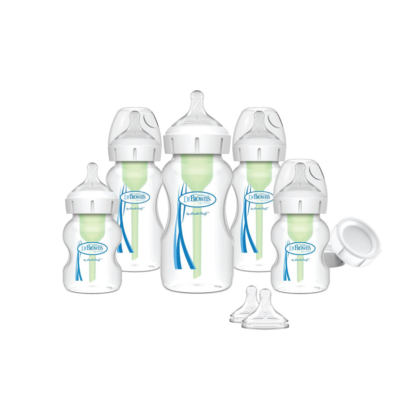 Dr. B's + Wide Neck Newborn Feeding Set X4