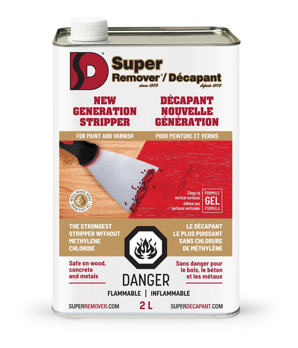 DS Super Remover New Generation Paint & Varnish Stripper/Remover, 2-L A6