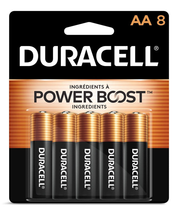 Duracell Coppertop AA Alkaline Batteries, All Purpose, 8-pk C1