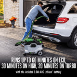 EGO POWER+ 56V Wet/Dry Vacuum with Hose and Accessories, Tool Only, 34L, WDV0900