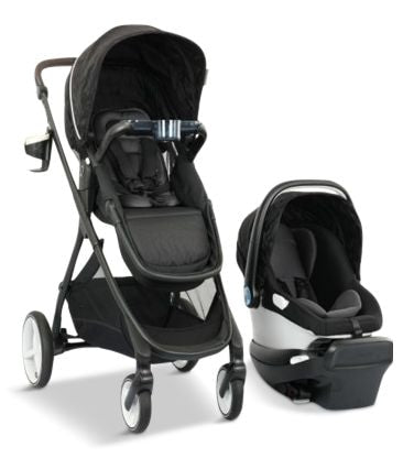 Evenflo Shyft Intuiti Travel System with Revolve LiteMax NXT & Sensory Soothe Infant Car Seat V6