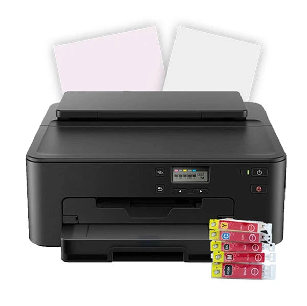 Canon TS702 Edible Inkjet Printer Bundle with Wafer Paper & Edible Ink Cartridges G0