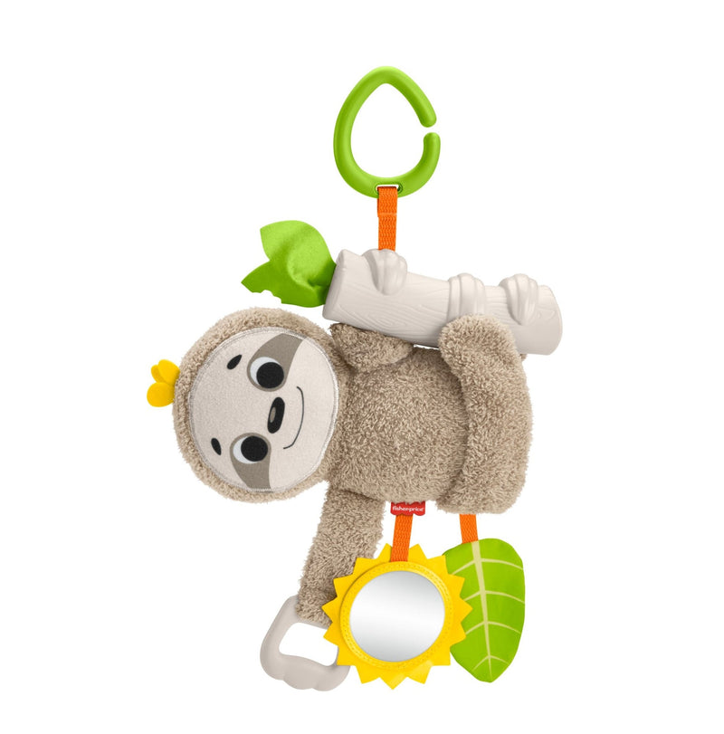 Fisher-Price Slow Much Fun Portable Stroller Sloth, Ages 0+ G1
