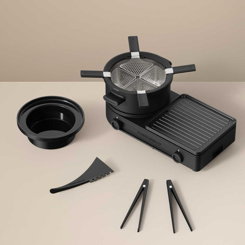 Fondussimo Fondue & Grill Set, Black W2