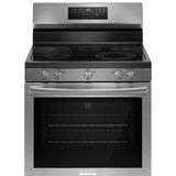 Frigidaire Gallery 30 in 5.3 cu ft. Stainless Steel Electric 5-Burner Range with Total Convection
