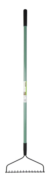 Garden Club Fibreglass 14-Tine Garden Bow Rake with 6-in Cushion Grip