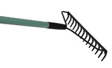 Garden Club Fibreglass 14-Tine Garden Bow Rake with 6-in Cushion Grip