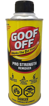 Goof Off Pro Strength Remover Multi-Purpose Household Spot & Stain Spray Cleaner, 473-mL