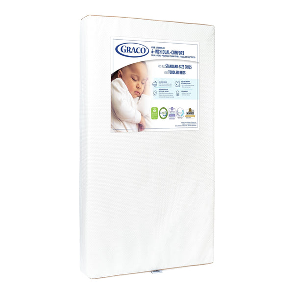 Graco Premium Dual-Comfort Crib & Toddler Mattress T3