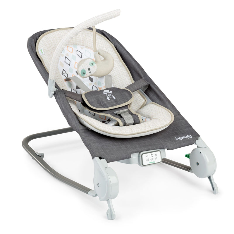 Ingenuity Happy Belly Rock-to-Bounce Massage Seat, Parker F6