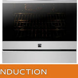 Kenmore 30 in. 5 cu ft. Stainless Steel Digital Control Induction Range with True Convection and Air Fry